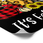 Poster Chicken It's Fall Y'all Leopard Pumpkin Autumn Tha (Coin)