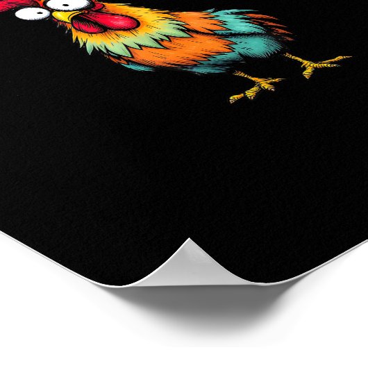 Poster Chicken Lover Funny F-Caw-F Chicken (Coin)