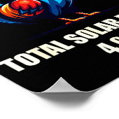 Poster Chicken Rooster Funny Total Solar Eclipse April 20 (Coin)