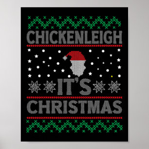 Poster Chickenleigh C'est Noël Drôle Noël Maman maman