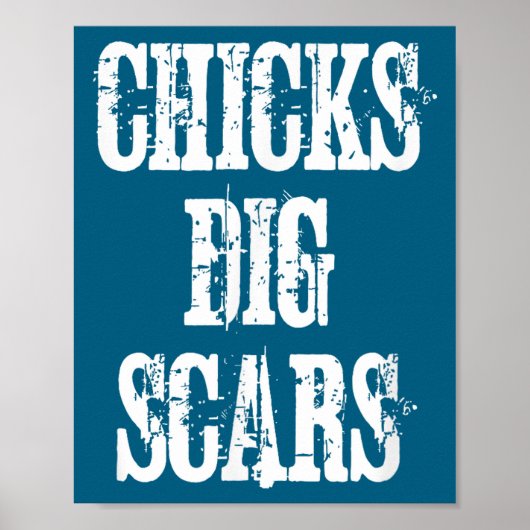 Poster Chicks Dig S Shirt Congenital Heart Defect Chd War (Devant)