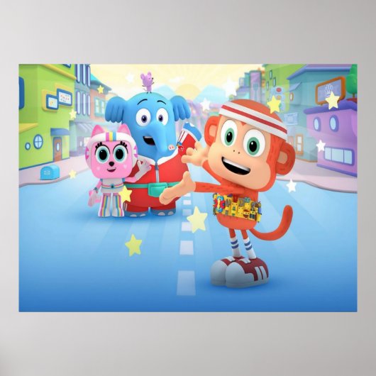 Poster Chico amis bon bon (Devant)