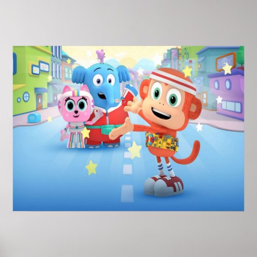 Poster Chico amis bon bon (Devant)