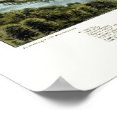 Poster Chicopee, MA Carte panoramique - 1878 (Coin)