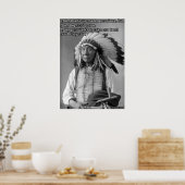 Poster Chief Red Cloud Quote (Cuisine)