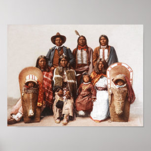 Poster Chief Sevara and Family.Ute1897