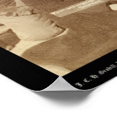 Poster Chiefs indiens et officiels américains SD 1891 (Coin)