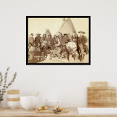 Poster Chiefs indiens et officiels américains SD 1891 (Cuisine)