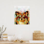 Poster Chien 141 Chihuahua (Cuisine)