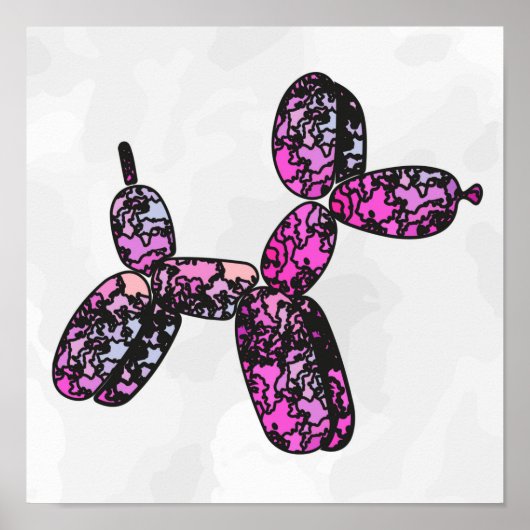 Poster Chien à ballon A (Devant)