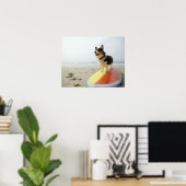 Poster Chien à bord (Bureau à domicile)
