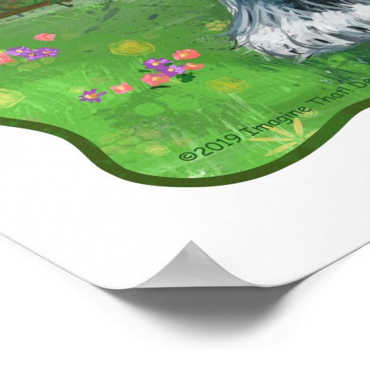 Poster Chien à mouton escarpé (Coin)