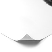 Poster Chien adorable | Black French Bulldog Face (Coin)