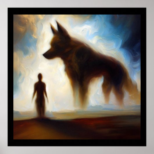 Poster Chien animal Spirit 1 (Devant)