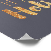 Poster Chien Antlers Noël Funky Watercolor Art (Coin)