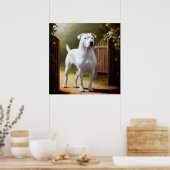 Poster Chien argentin Dogo (Cuisine)