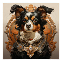 Chien Art nouveau