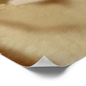 Poster Chien avec Halo rose (Coin)