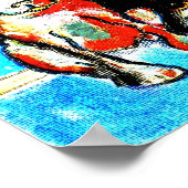 Poster chien avec poire (Coin)