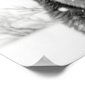 Poster Chien berger allemand en neige (Coin)