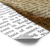 Poster Chien berger allemand et canard (Coin)