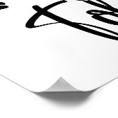 Poster Chien Bienvenue Personnes Tolérées Typographie Hum (Coin)