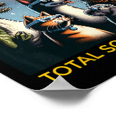 Poster Chien Bigfoot Eclipse Gles Total Solaire Eclipse 2 (Coin)
