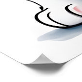 Poster Chien blanc avec pistolet| AI Art (Coin)