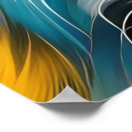 POSTER CHIEN BLUE TERRIER FERMER (Coin)