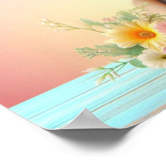 Poster Chien bouffé aux grands yeux | Image Joyeuse de an (Coin)