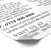 Poster Chien Brown avec os, Embarquement de chiens, Publi (Coin)