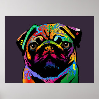 Poster Chien carlin