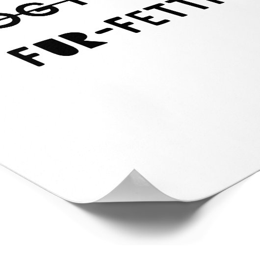 Poster Chien Cheveux Fourrure-Fetti Drôle Citation Art (Coin)