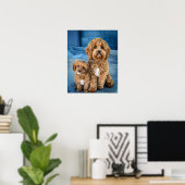 Poster Chien Chien Chien Chien Chien Chien Chien adorable (Bureau à domicile)