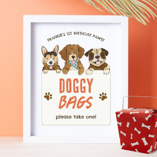 Poster Chien Chien Chien Chien Coquelicot Symbole de fête