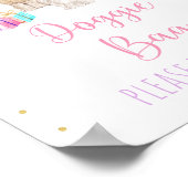 Poster Chien Chien rose Fille Anniversaire Symbole préfér (Coin)