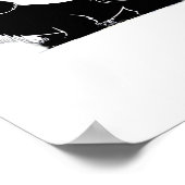 Poster Chien Chih Tzu - Silhouette de lune d'Halloween Cl (Coin)