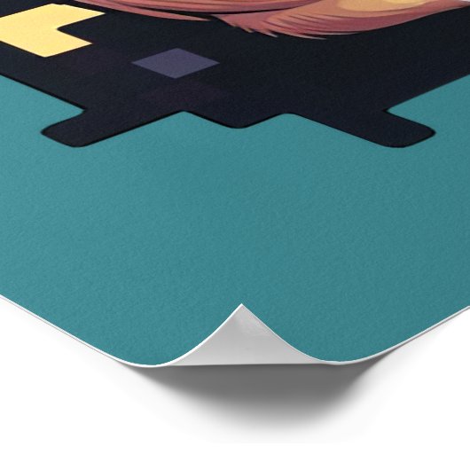 Poster Chien chiot Shiba Inu (Coin)