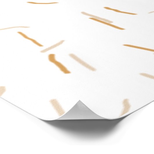Poster Chien Confetti Chedding Chien (Coin)