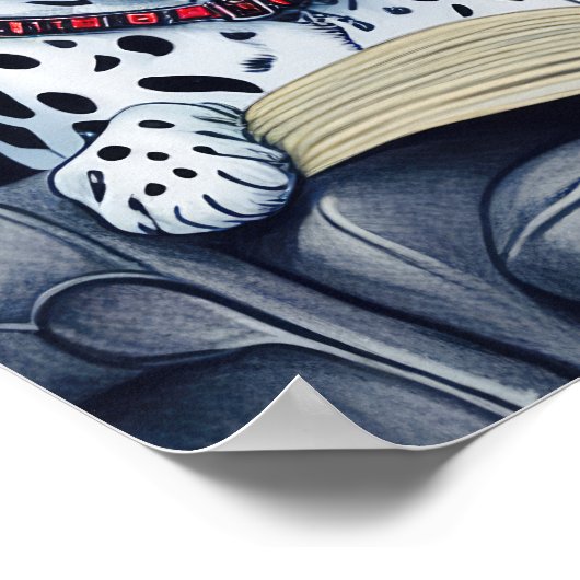 Poster Chien dalmate (Coin)