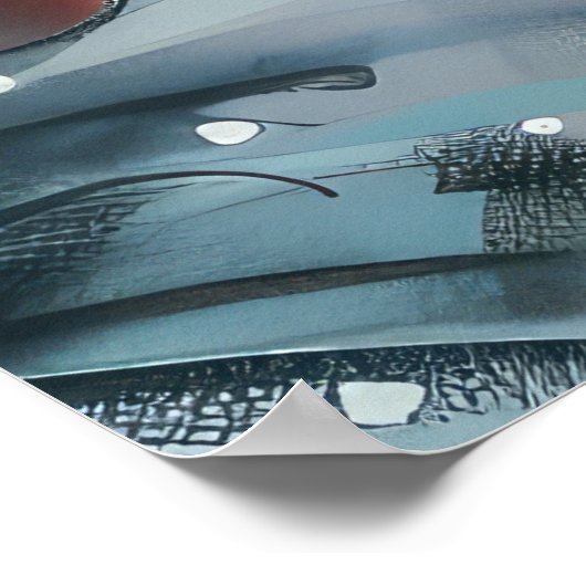 Poster Chien dalmate équitation moto Noël (Coin)