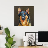 Poster Chien de Beauceron (Bureau à domicile)