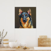 Poster Chien de Beauceron (Cuisine)