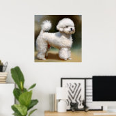 Poster Chien de Bichon Frise (Bureau à domicile)