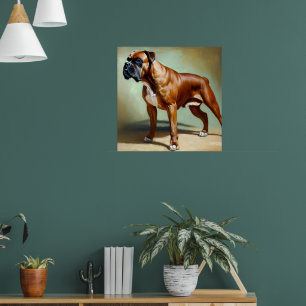 Poster Chien de boîte