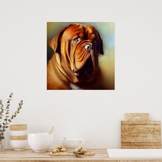 Poster Chien de Bordeaux (Cuisine)