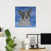 Poster Chien de Boston Terrier (Bureau à domicile)