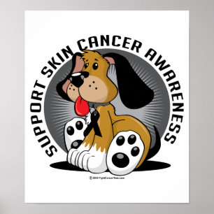 Poster Chien de cancer de la peau
