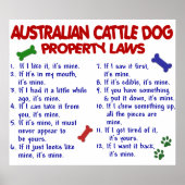 POSTER CHIEN DE CHÂTEAU AUSTRALIEN PL2 (Devant)
