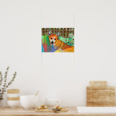 Poster Chien de Corgi 164 (Cuisine)